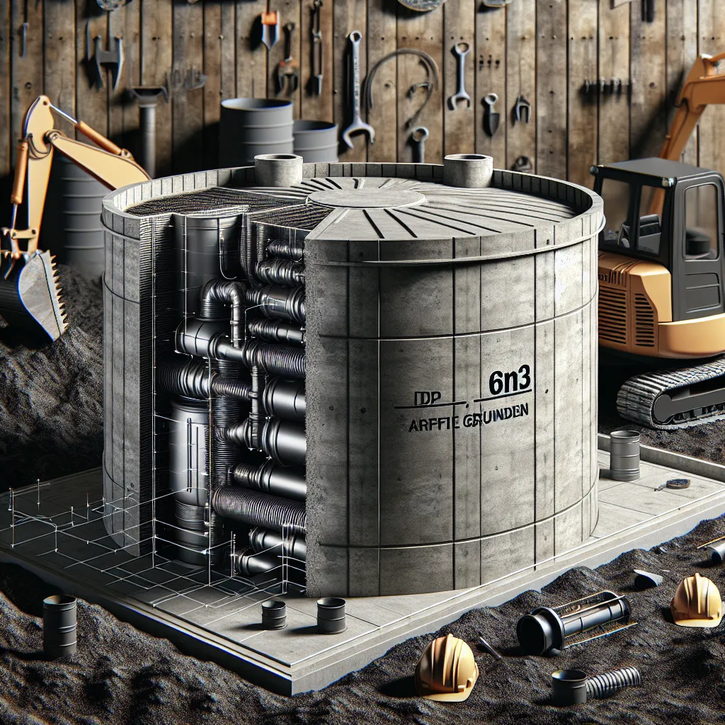 Szamba betonowe 6m3 – solidne rozwiązania dla bezpiecznej instalacji